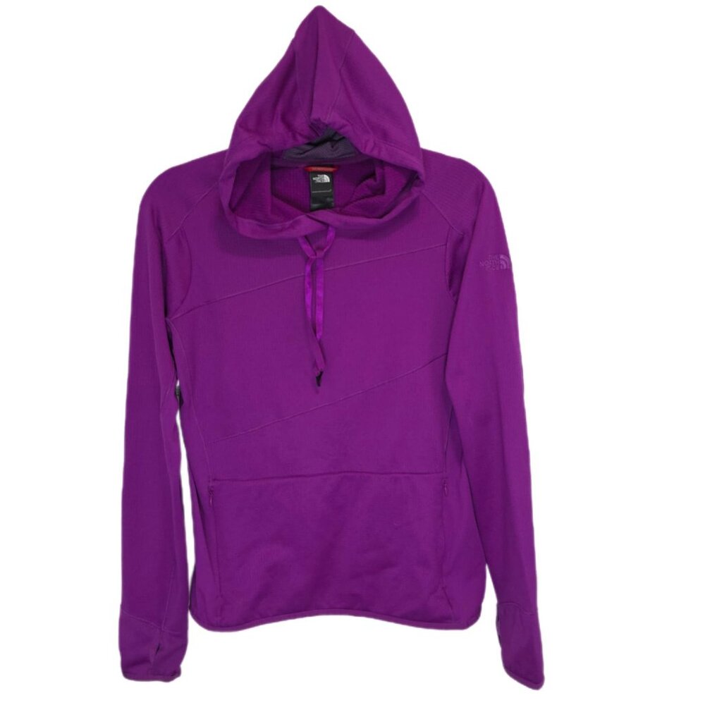 1388 The North Face Activewear Hooded Long Sleeve Pullover Sweatshirt Sz.M Women